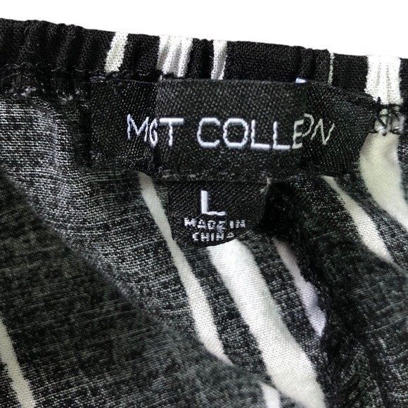 Most Collection Striped Cold-Shoulder Mini Dress - Picture 5 of 5